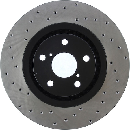Centric Parts Sport Cross Drilled Brake Rotor, 128.44137R 128.44137R